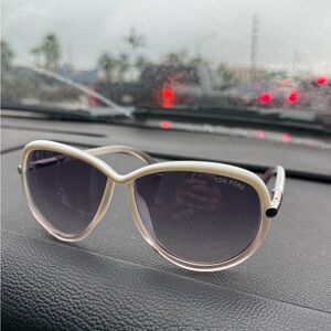 Tom Ford Pearl and Charcoal Sunglasses